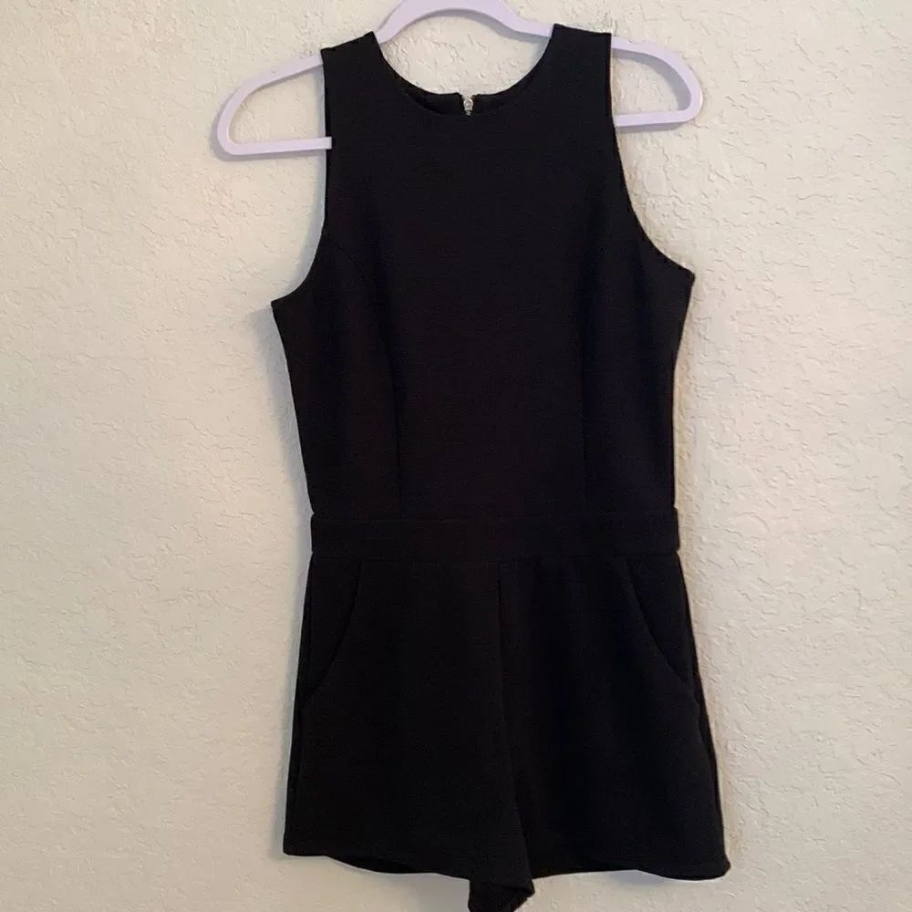 One & Clothing Romper Black Women Size M